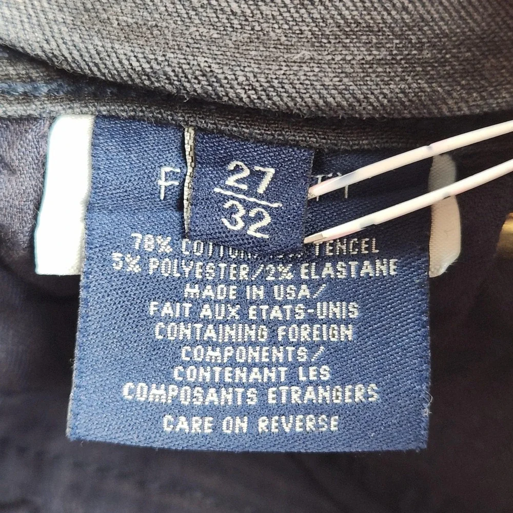 Fidelity Jeans Womens 27x32 Blue Saffron High Rise Skinny Flare Made USA Denim - Picture 4 of 16